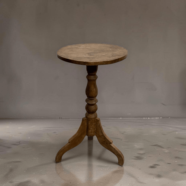 Water Tiger Decor Vintage Teak Lamp Tables