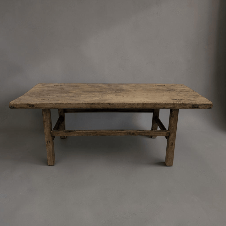 Water Tiger Furniture Rectangle Chinese Elm Coffee Table | 120x57x45cm