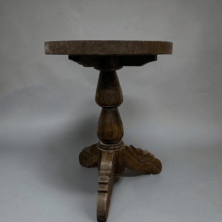 Water Tiger Furniture Cafe Style Organic HandCarved Side Table