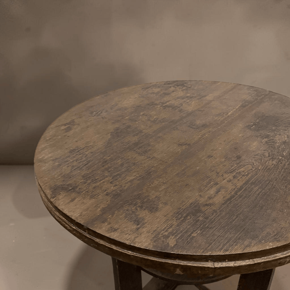 Water Tiger Decor Mid Century Style Vintage Teak Side Table
