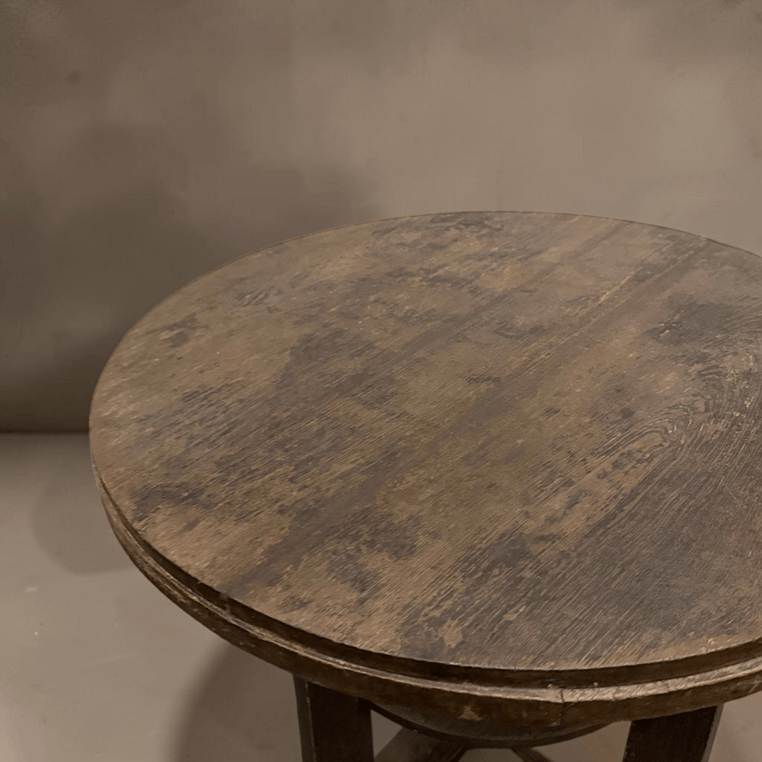 Water Tiger Decor Mid Century Style Vintage Teak Side Table