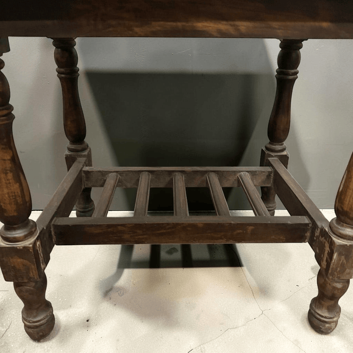 Water Tiger Furniture Colonial Side Table With Bottom Shelf