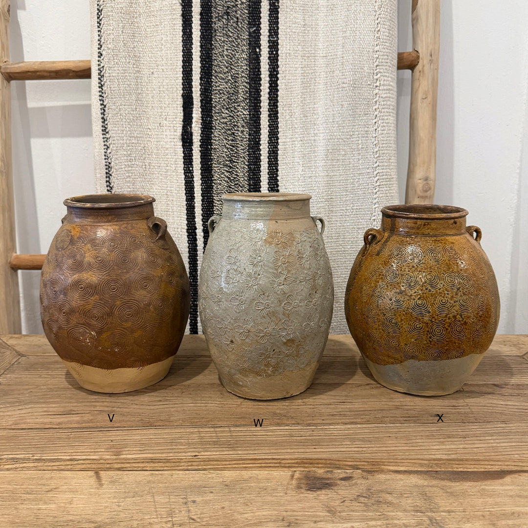 Water Tiger Decor Antique Glazed Yunnan Storage Vases