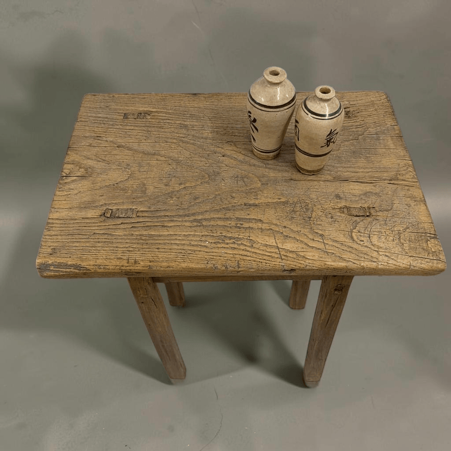 Water Tiger Furniture Antique Short Elm Console | 75x58x39cm