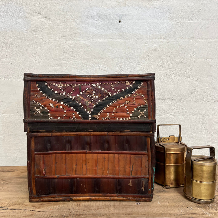 Water Tiger indonesia Traditional Bamboo Beaded Boxes from Lombok
