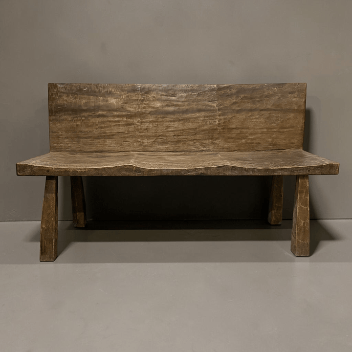 Water Tiger Furniture Teak Wavy One Of A Kind Bench Seat
