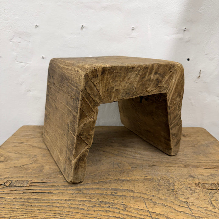 Water Tiger Furniture Antique Wooden Head Rest- Riser