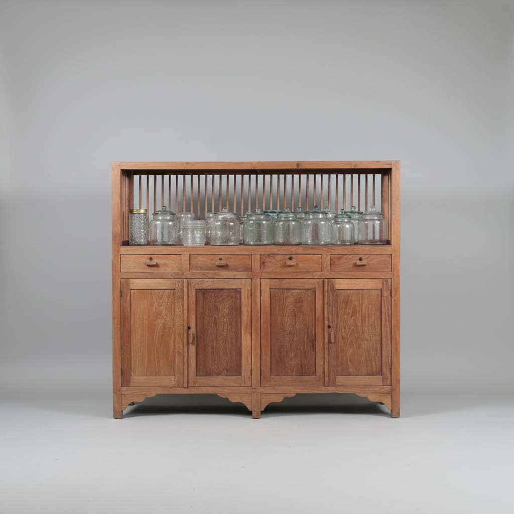 Water Tiger Furniture Indonesian Vintage Kitchen Hutch