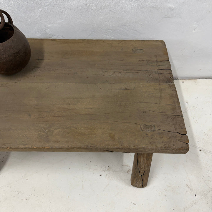 Water Tiger Furniture Rectangle Chinese Elm Coffee Table | 85x50x30cm