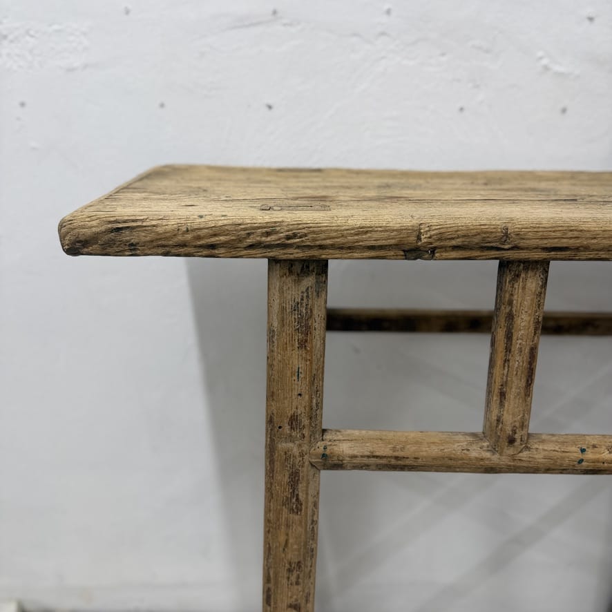 Water Tiger Furniture Natural Antique Elm Console | 96x33x85h cm
