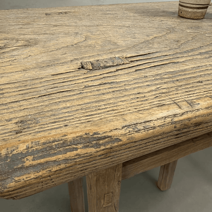 Water Tiger Furniture Antique Short Elm Console | 75x58x39cm