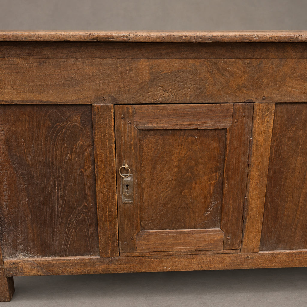 Water Tiger Furniture Vintage Teak Front Opening Low Cabinet