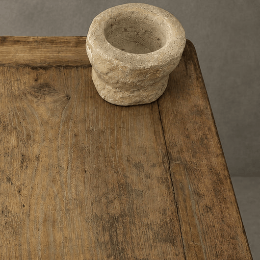 Antique Chinese Square Elm Side Table | 45x45x49cm