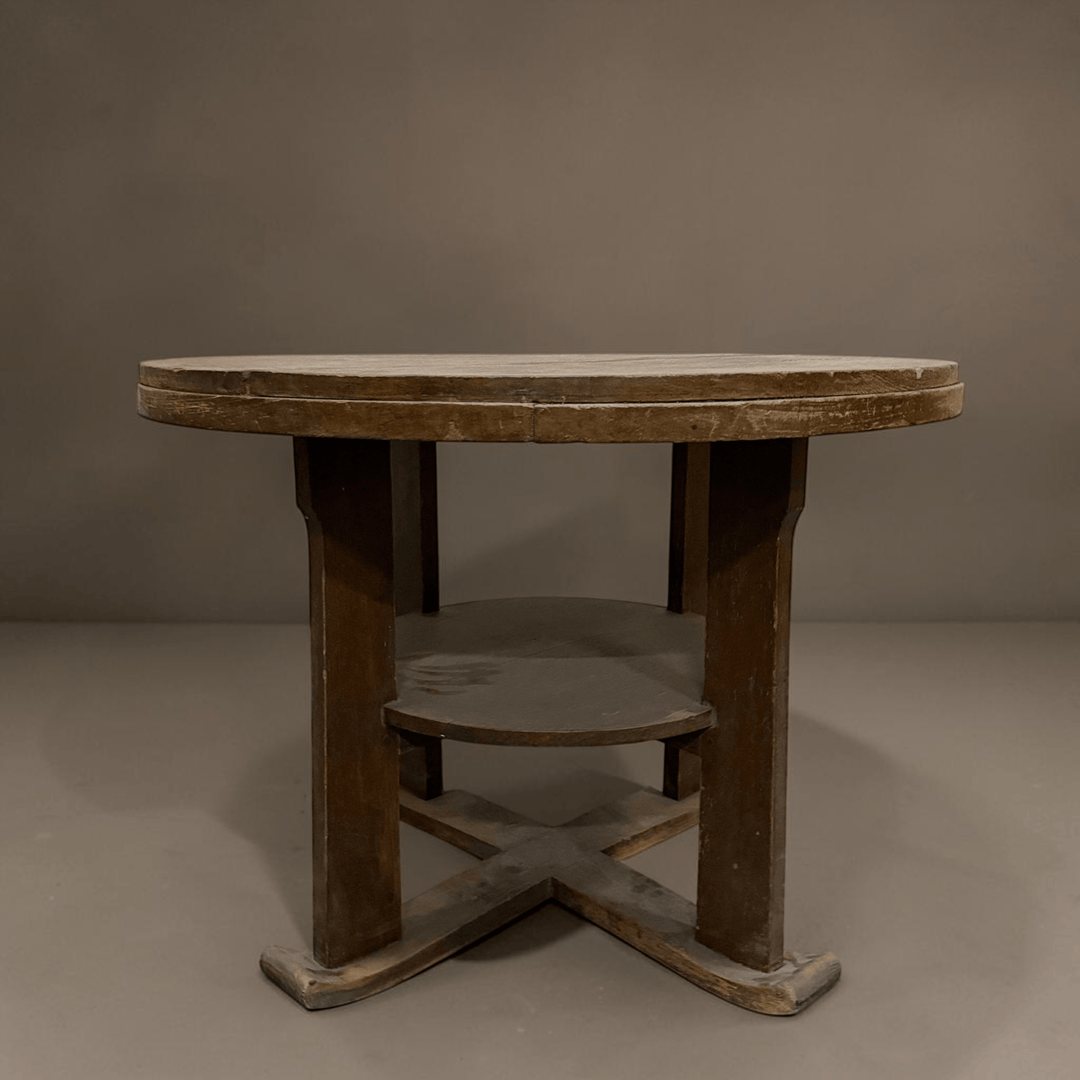 Water Tiger Decor Mid Century Style Vintage Teak Side Table