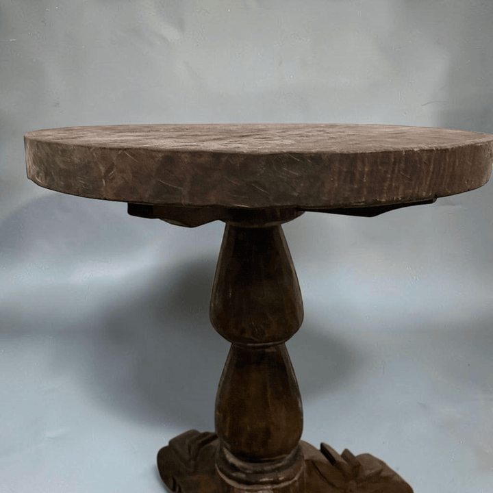 Water Tiger Furniture Cafe Style Organic HandCarved Side Table