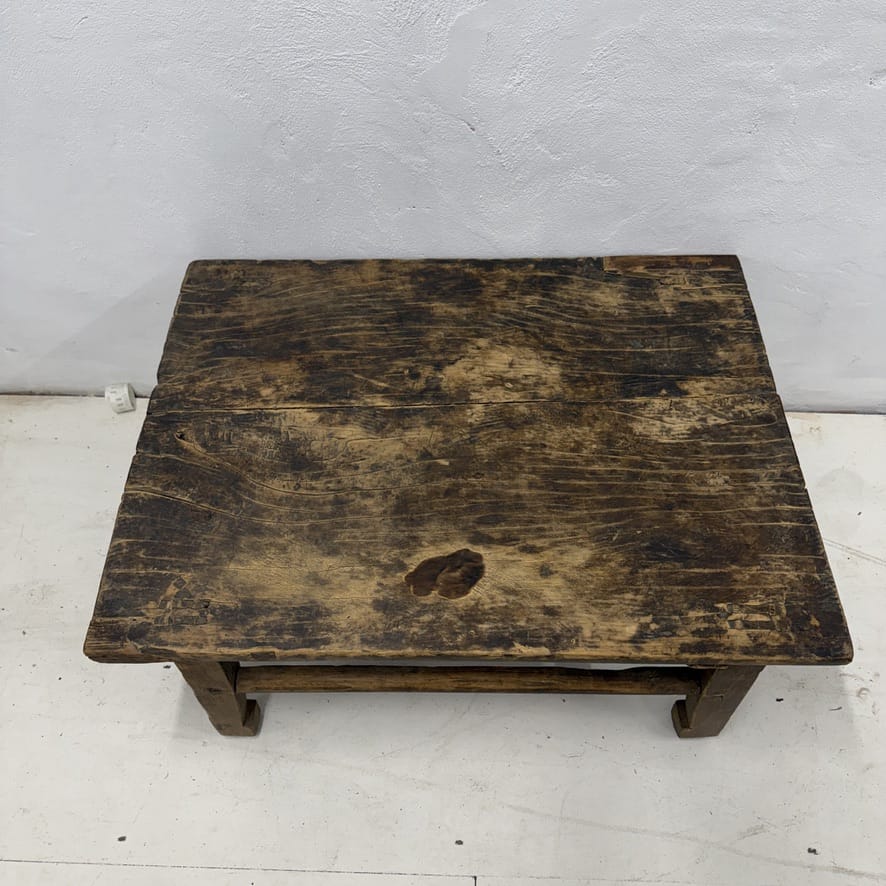 Water Tiger Furniture Antique Rectangle Chinese Elm Coffee  | 82x63x36cm
