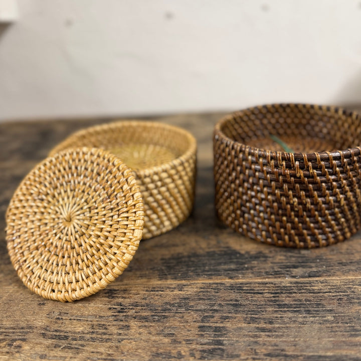 Rattan Coaster Set Of 6