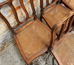 Water Tiger Furniture Oak Louis XV Style Chairs  | French Furniture . Set of 6