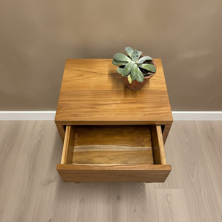 Water Tiger Decor Recycled Teak Bedside Tables | Handcrafted Side Tables | On Sale