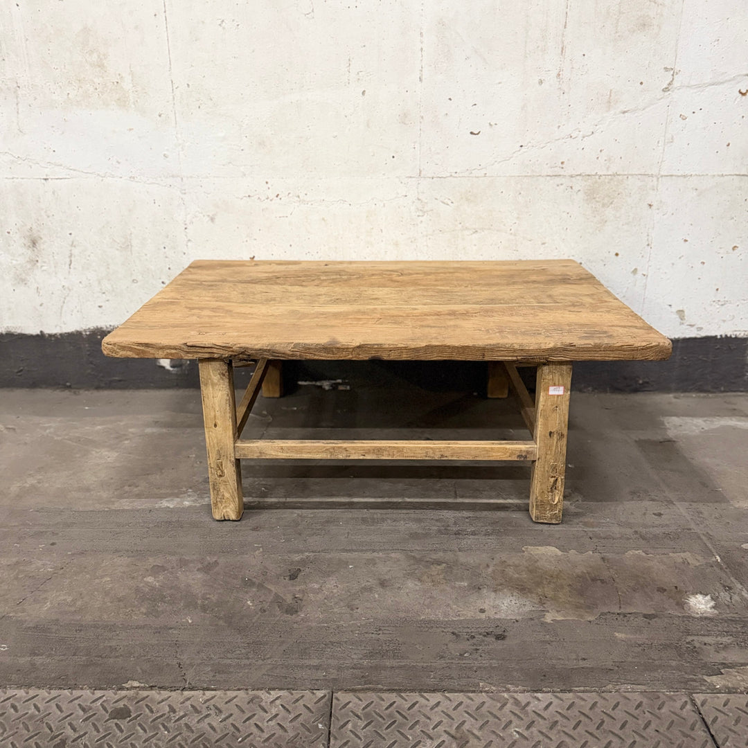 Water Tiger Furniture Rectangle Chinese Elm Coffee Table | 100x69x38cm