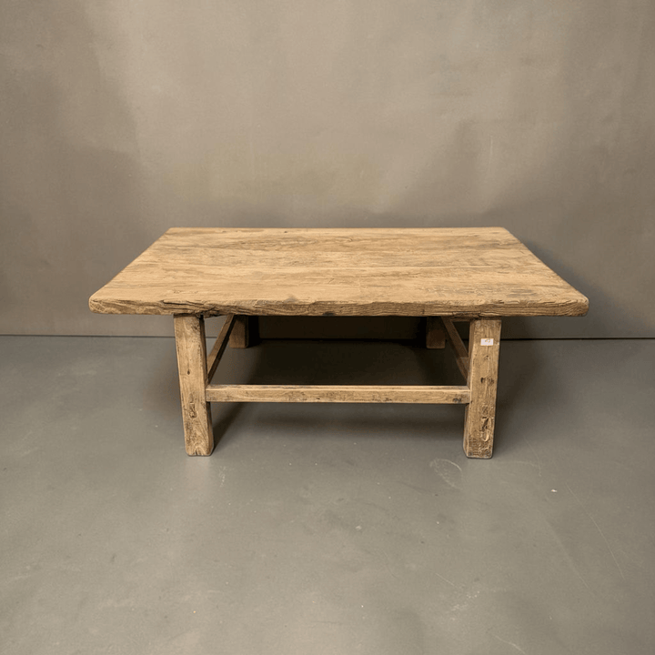 Water Tiger Furniture Rectangle Chinese Elm Coffee Table | 100x69x38cm