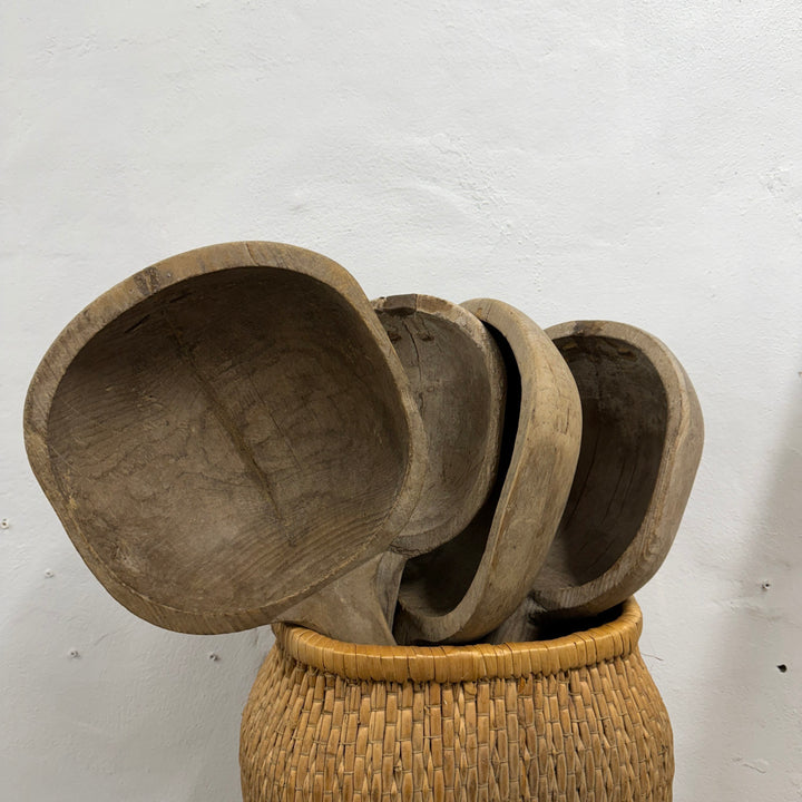 Water Tiger Decor Authentic Weathered Primitive Grain Scoops .