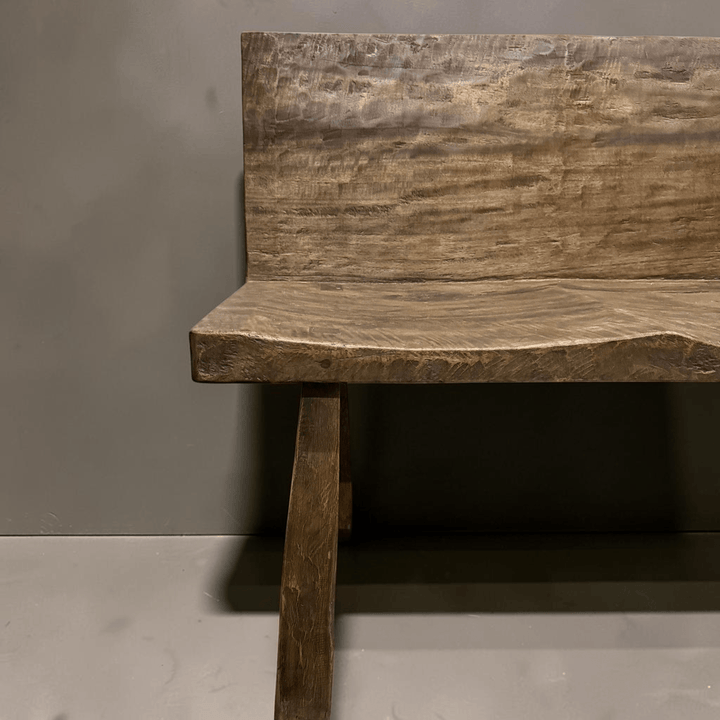 Water Tiger Furniture Teak Wavy One Of A Kind Bench Seat