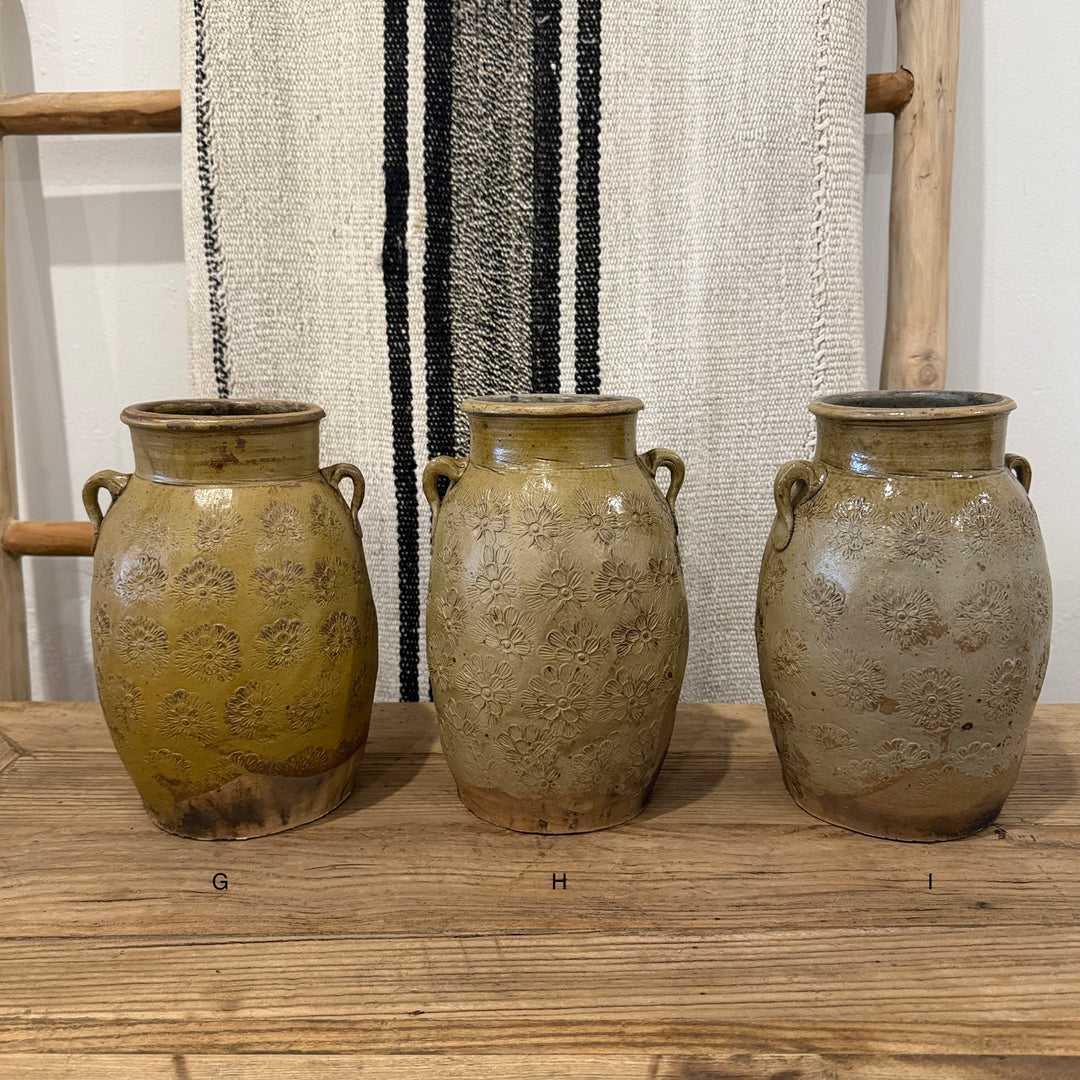 Water Tiger Decor Antique Glazed Yunnan Storage Vases