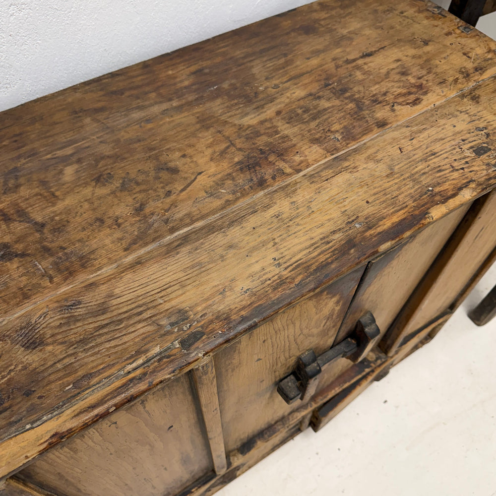 Water Tiger Furniture Antique Elm Storage Cabinet