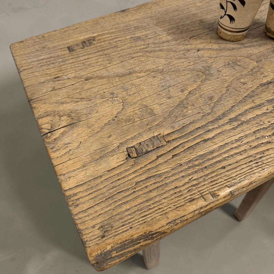 Water Tiger Furniture Antique Short Elm Console | 75x58x39cm
