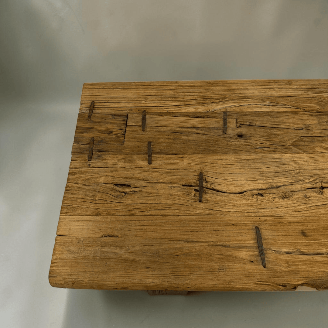 Water Tiger Furniture Rectangle Chinese Elm Coffee Table | 167x64x40cm