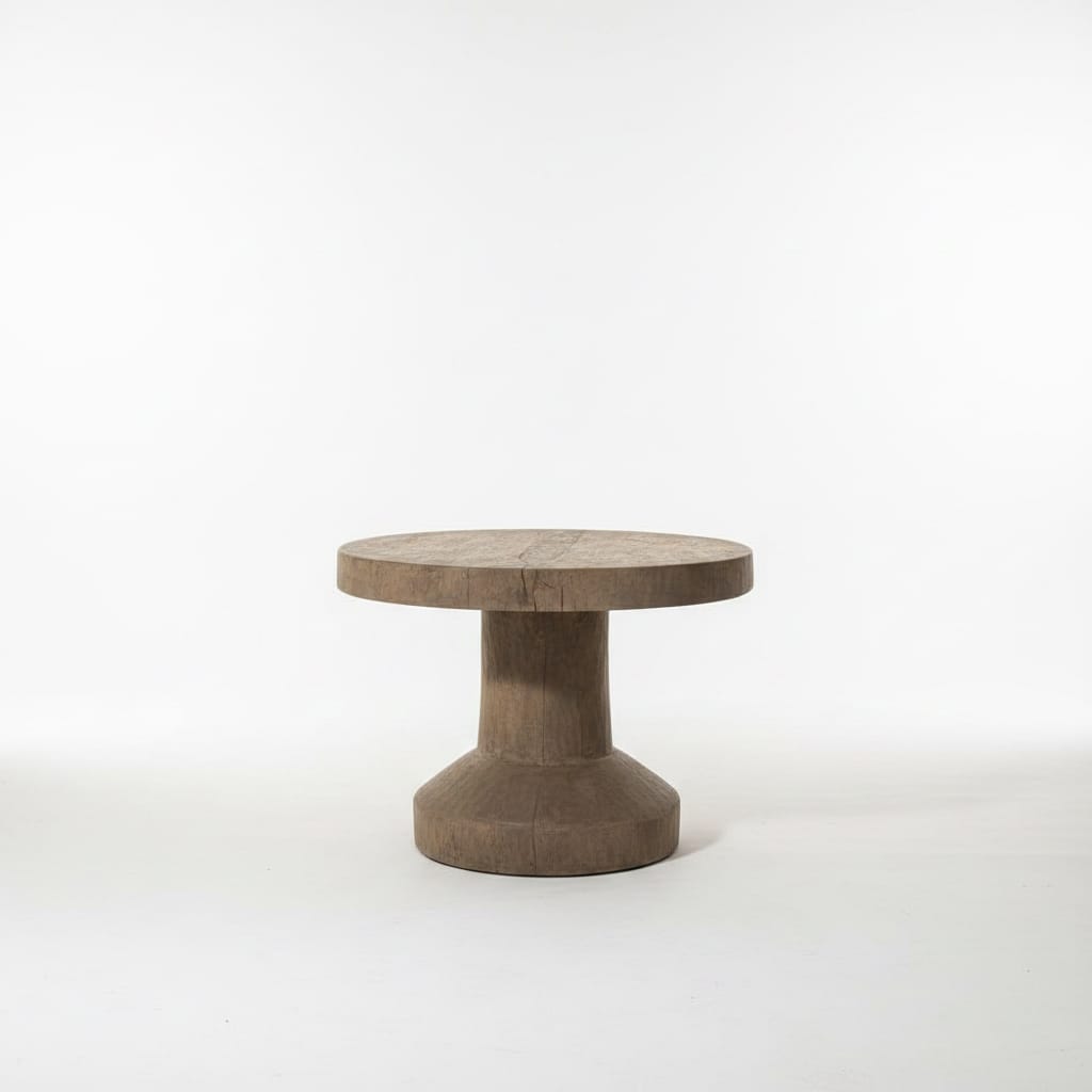 Water Tiger Decor Organic Teak Round Table
