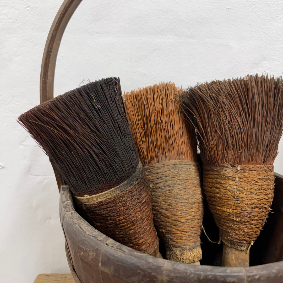 Water Tiger Decor Antique Hard Bristle Brushes