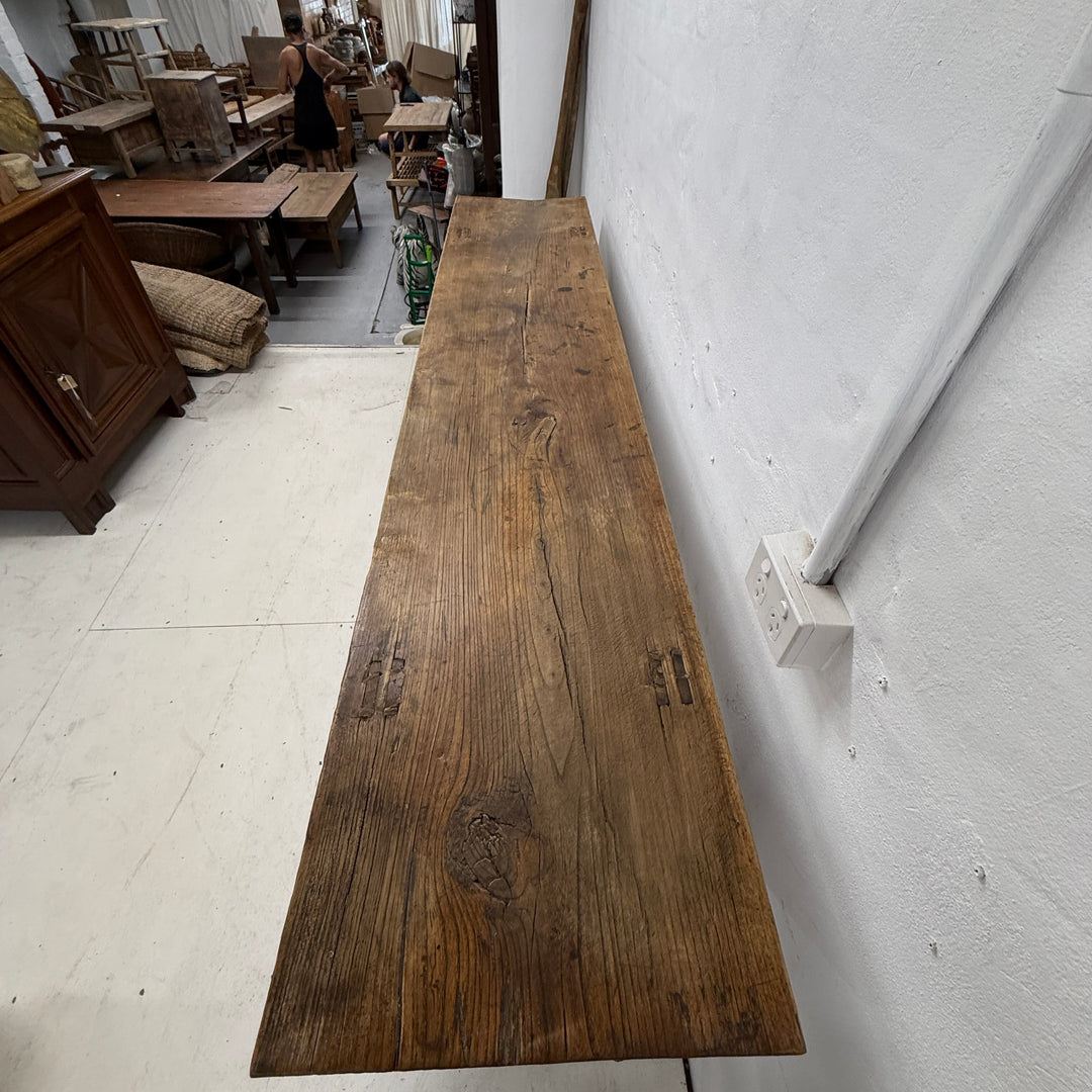 Water Tiger Furniture Antique Long Elm Console | 203x41x90cm