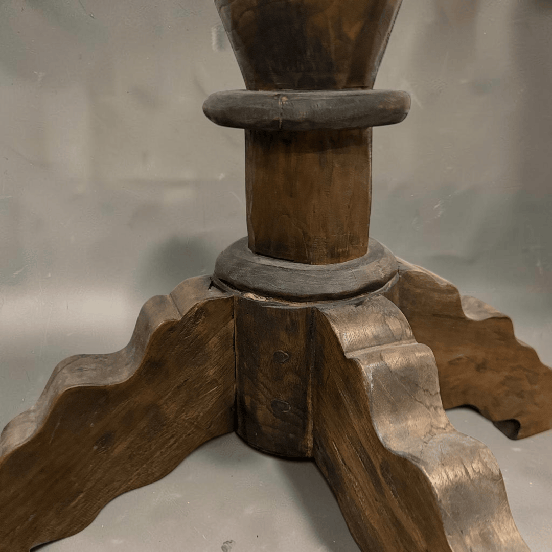 Water Tiger Furniture Cafe Style Organic HandCarved Side Table