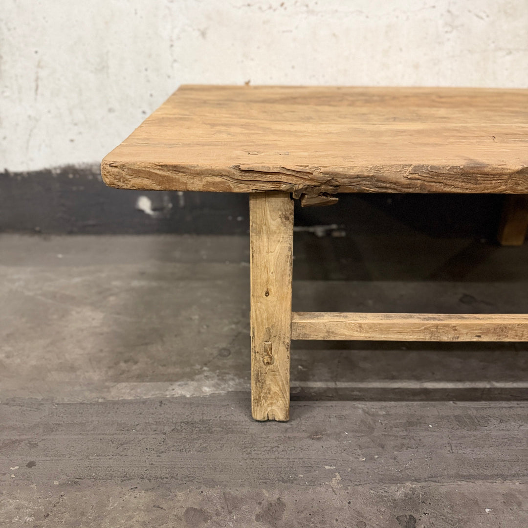 Water Tiger Furniture Rectangle Chinese Elm Coffee Table | 100x69x38cm