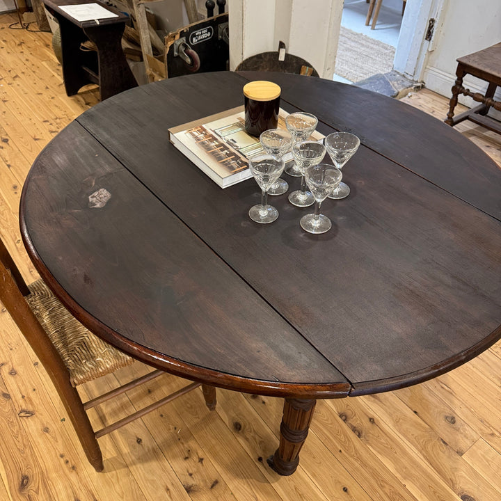 Water Tiger Furniture 19Th C Drop Leaf Louis Style Table