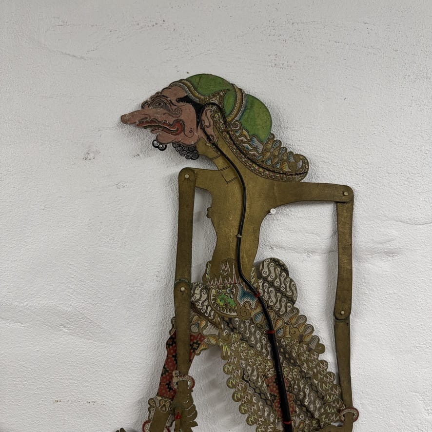 Vintage Balinese Wayang Kulit - Puppets