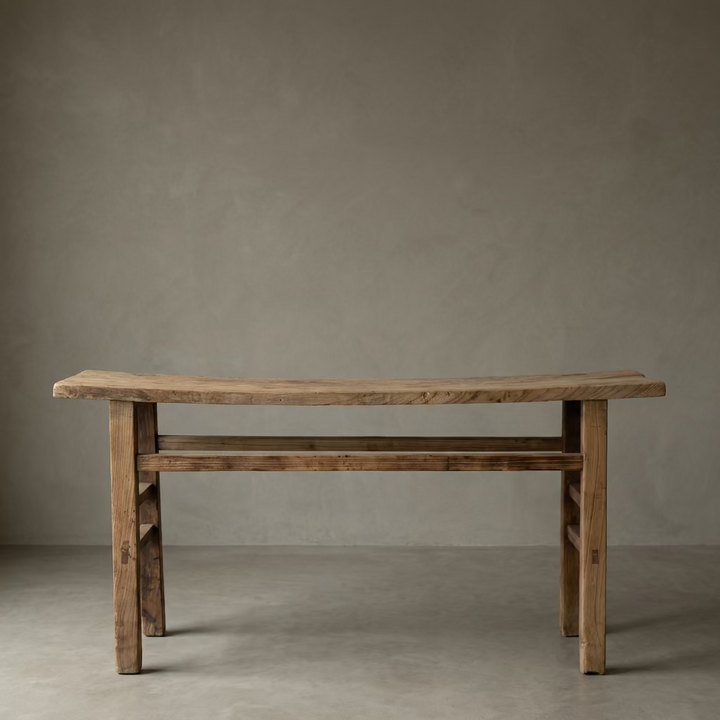 Water Tiger Furniture Light Coloured Antique Elm Console | 173x38x83cm