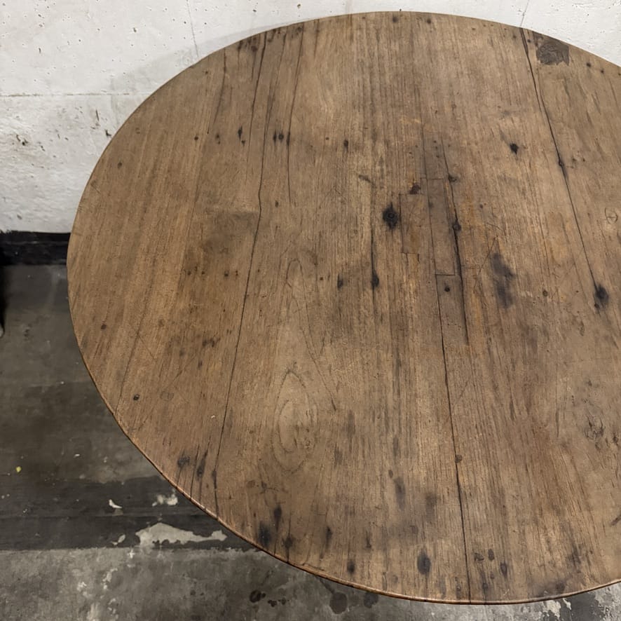 Water Tiger Furniture Indonesian Vintage Round Teak Table