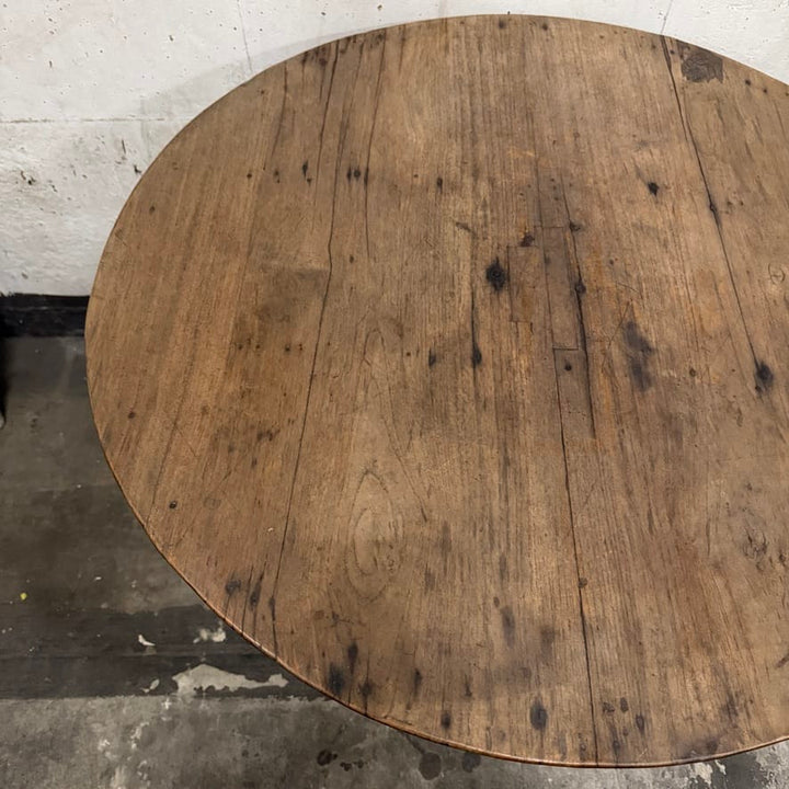 Water Tiger Furniture Indonesian Vintage Round Teak Table