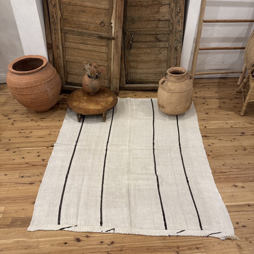 Water Tiger Rugs Vintage Hemp Rug From Turkey