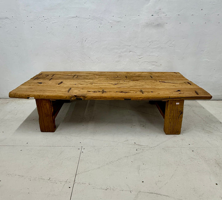 Water Tiger Furniture Rectangle Chinese Elm Coffee Table | 167x64x40cm