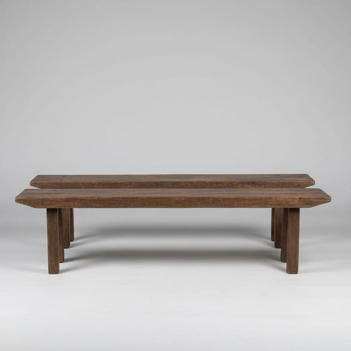 Water Tiger Decor Organic Hand Made Teak Benches