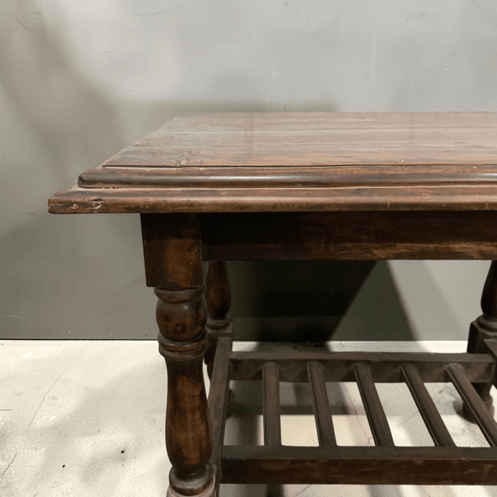 Water Tiger Furniture Colonial Side Table With Bottom Shelf