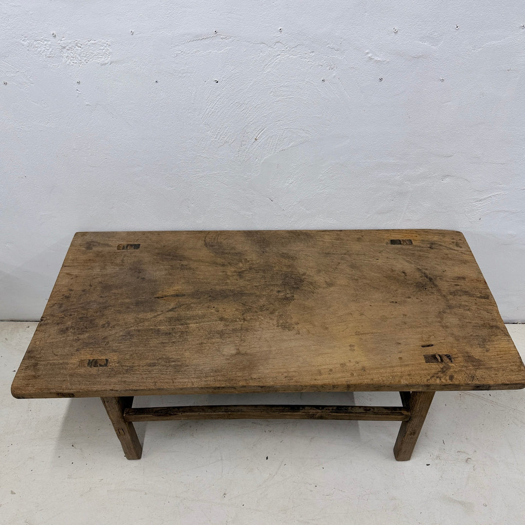 Water Tiger Furniture Rectangle Chinese Elm Coffee Table | 120x57x45cm