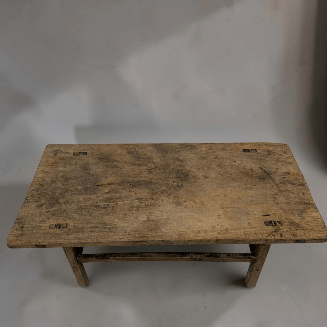 Water Tiger Furniture Rectangle Chinese Elm Coffee Table | 120x57x45cm