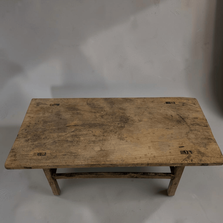 Water Tiger Furniture Rectangle Chinese Elm Coffee Table | 120x57x45cm