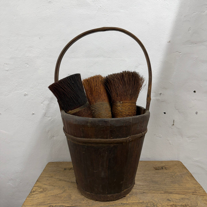 Water Tiger Decor Antique Hard Bristle Brushes