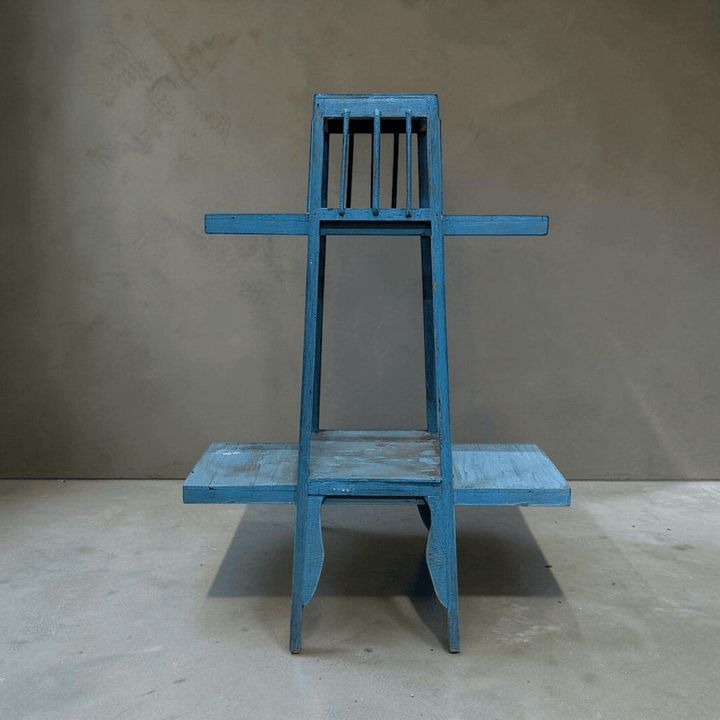 Water Tiger Furniture Vintage Blue Plant Stands